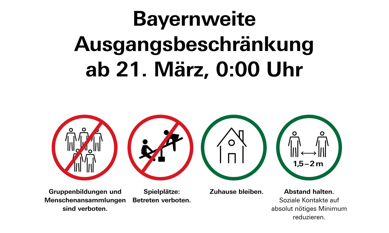 Zu Hause bleiben! Was bedeuten die Ausgangsbeschränkungen genau? Zu Hause bleiben! Was bedeuten die Ausgangsbeschränkungen genau?